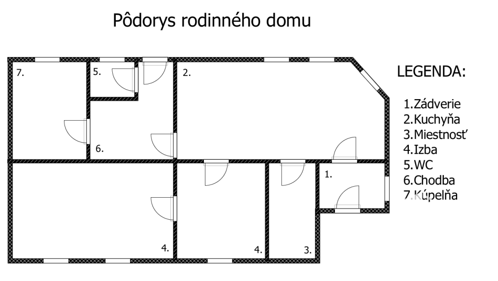Na predaj Rodinný dom v meste Nové Zámky