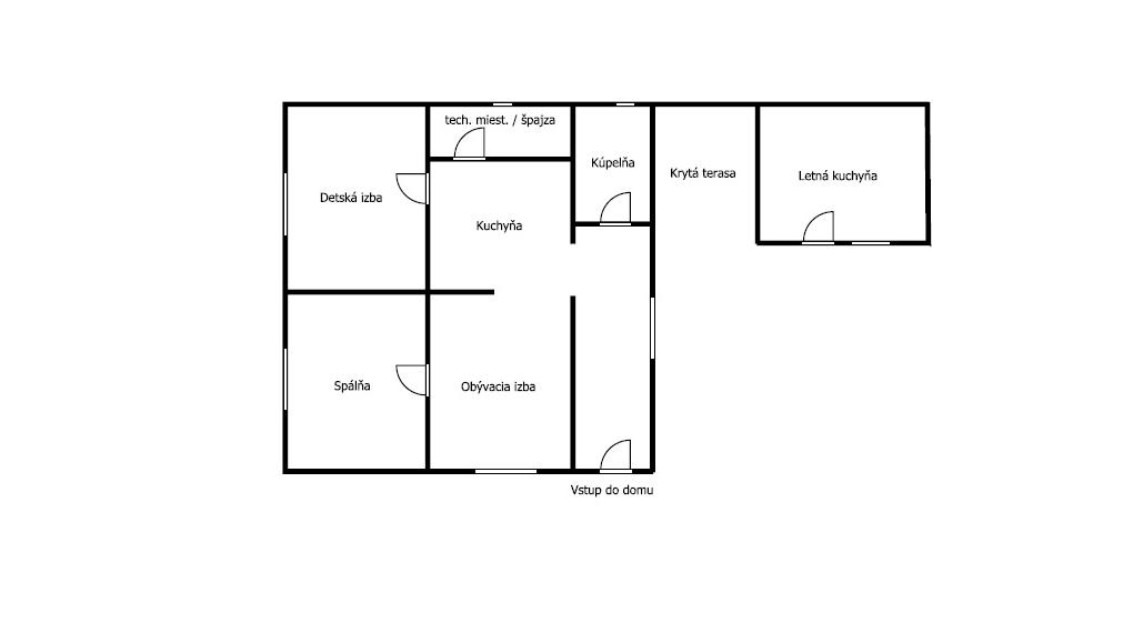 Na predaj 3-izbový rodinný dom v meste Šurany, 3D obhliadka