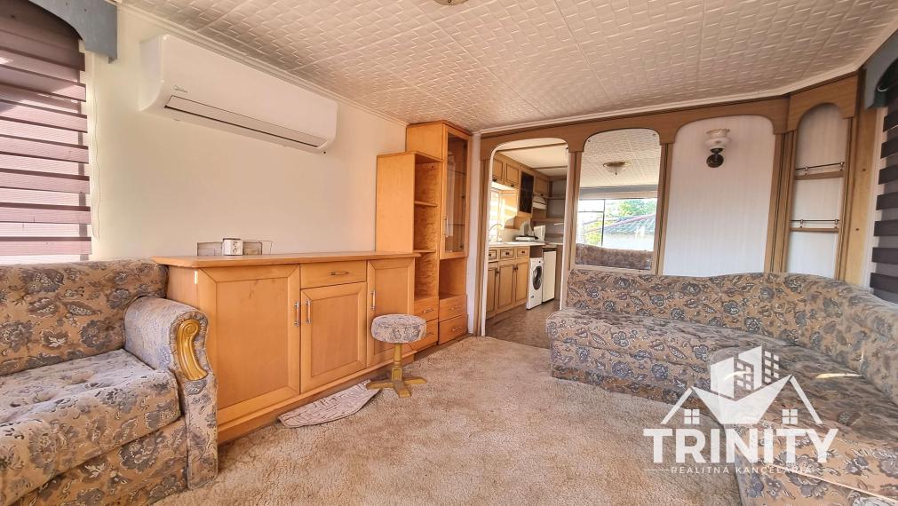 Exkluzívne - Na predaj mobilný dom s pozemkom v obci Pribeta