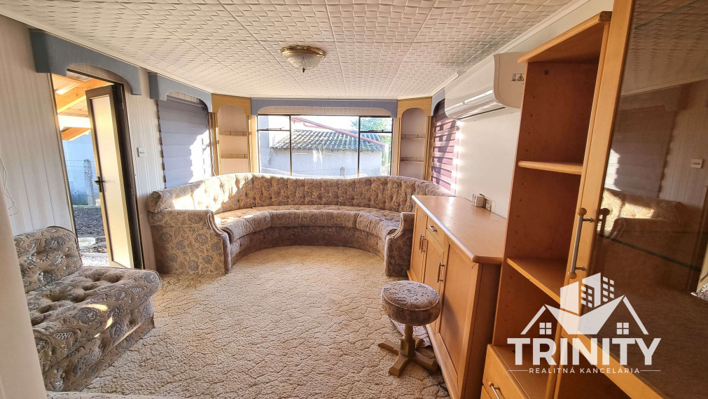 Exkluzívne - Na predaj mobilný dom s pozemkom v obci Pribeta