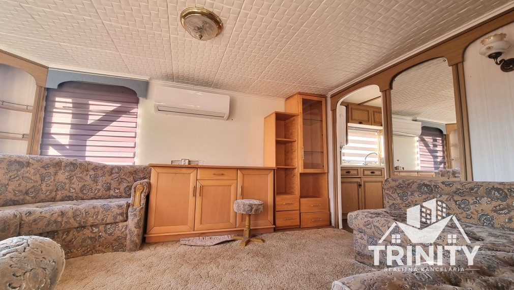 Exkluzívne - Na predaj mobilný dom s pozemkom v obci Pribeta