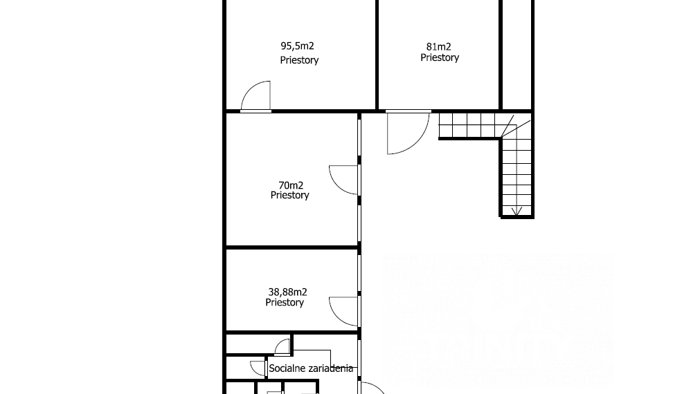 Na predaj polyfunkčná budova v Nových Zámkoch