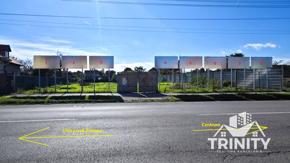 Na prenájom reklamné plochy, Billboardy, pútače Šurany