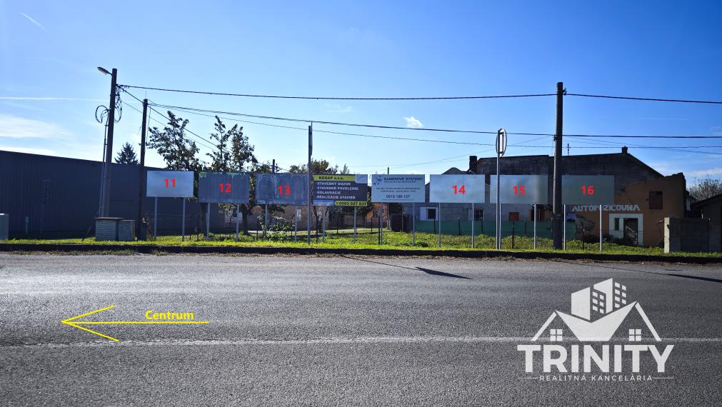 Na prenájom reklamné plochy, Billboardy, pútače Šurany