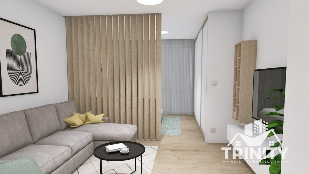 Na prenájom moderne zariadený luxusný 1-izbový byt v meste Nové Zámky