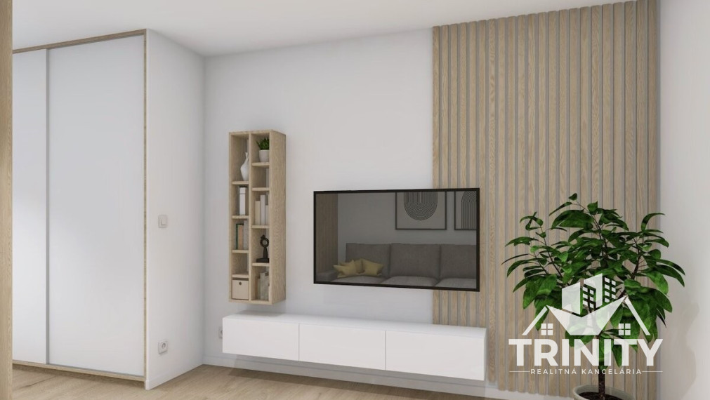 Na prenájom moderne zariadený luxusný 1-izbový byt v meste Nové Zámky