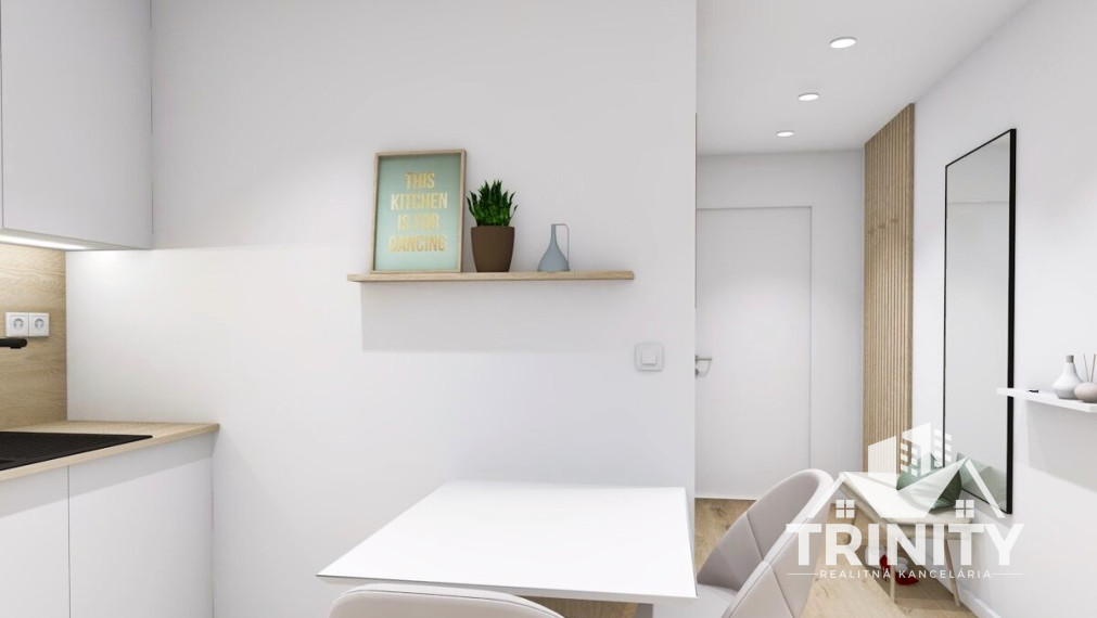 Na prenájom moderne zariadený luxusný 1-izbový byt v meste Nové Zámky