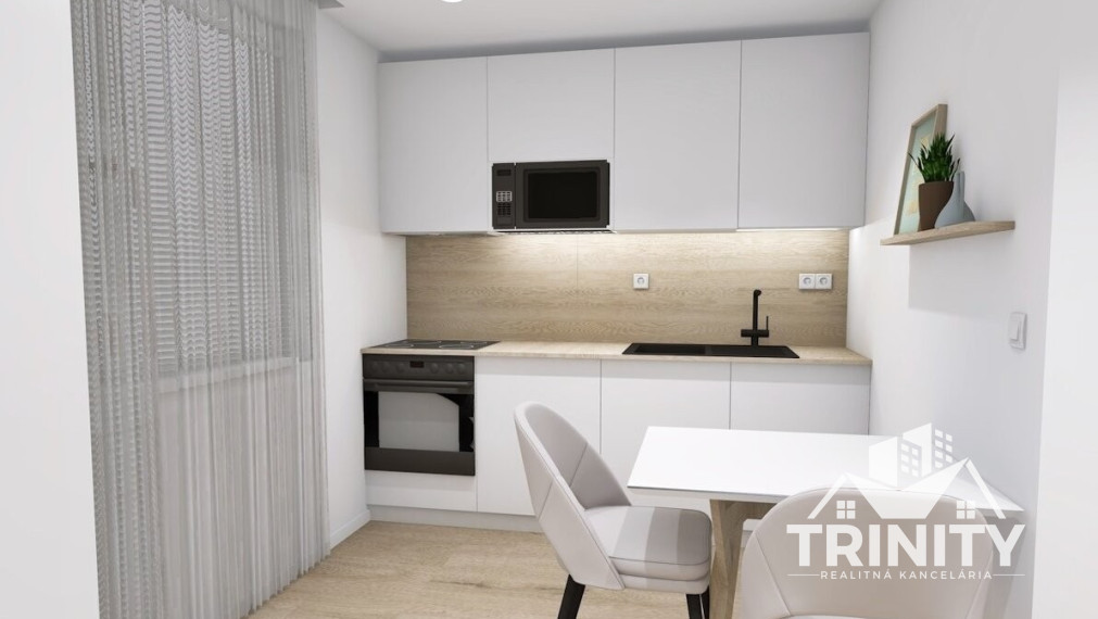 Na prenájom moderne zariadený luxusný 1-izbový byt v meste Nové Zámky