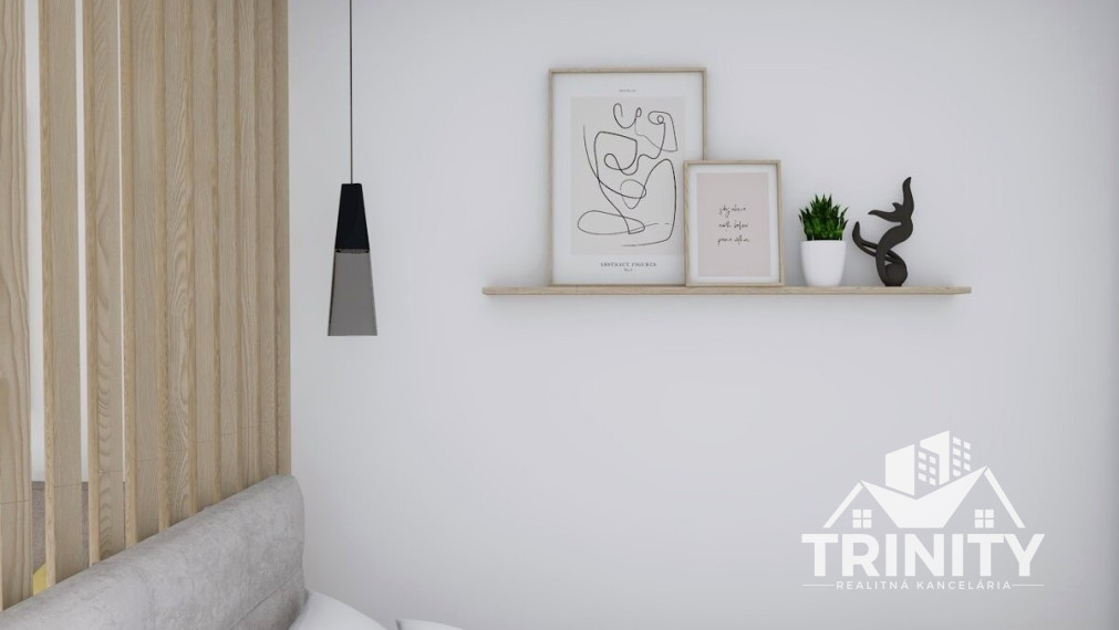 Na prenájom moderne zariadený luxusný 1-izbový byt v meste Nové Zámky