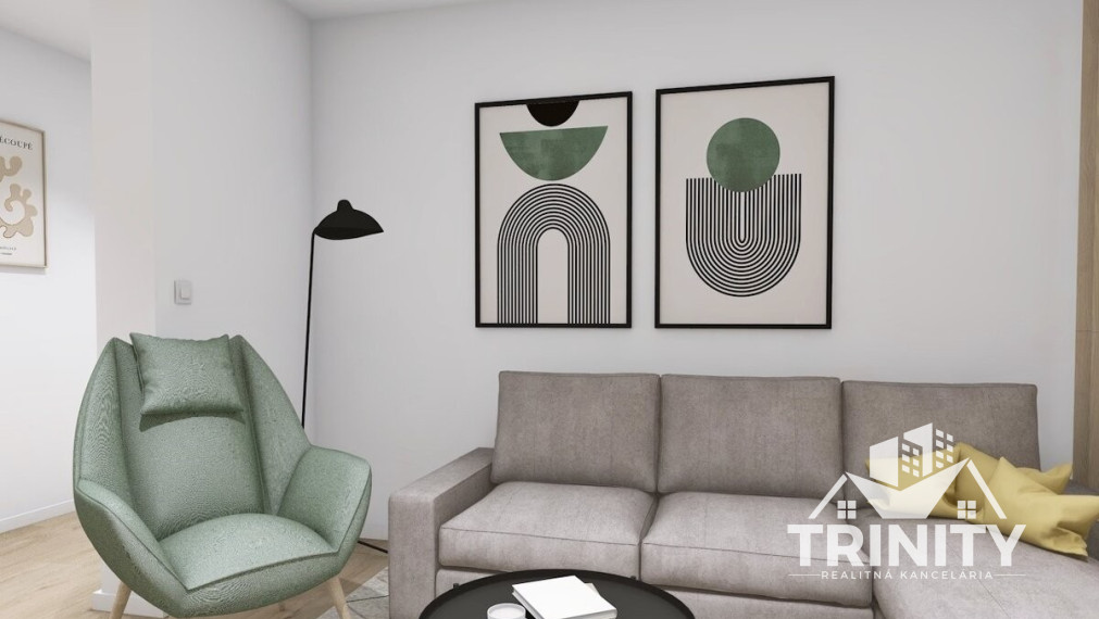 Na prenájom moderne zariadený luxusný 1-izbový byt v meste Nové Zámky