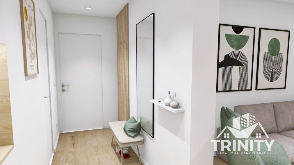 Na prenájom moderne zariadený luxusný 1-izbový byt v meste Nové Zámky