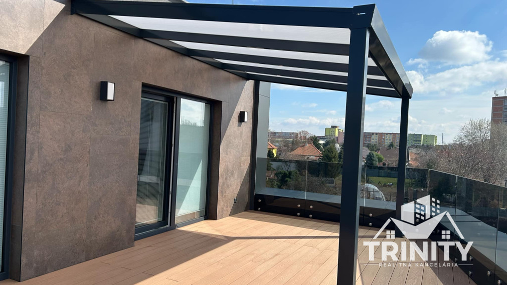 Na prenájom 2-izbový byt s terasou v Nových Zámkoch (novostavba)