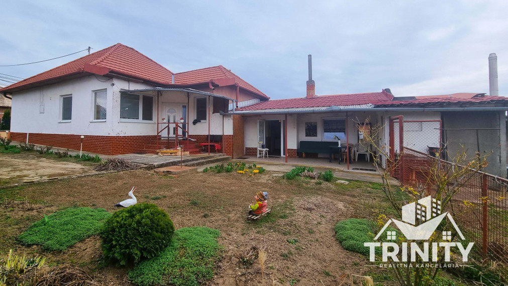 Na predaj 4-izbový rodinný dom v obci Gbelce