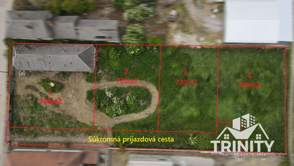 IBA U NÁS - Na predaj stavebné pozemky v obci Komoča