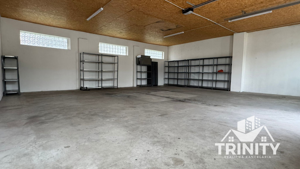 Na prenájom skladové priestory - garáž v meste Šurany