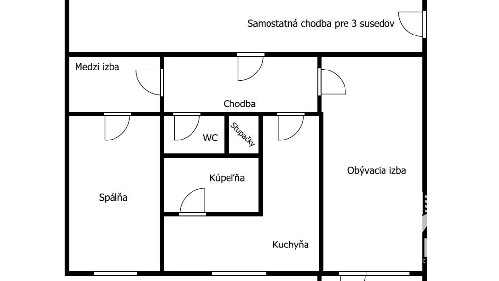 IBA U NÁS - Na predaj 2-izbový byt s balkónom neďaleko centra v Nových Zámkoch