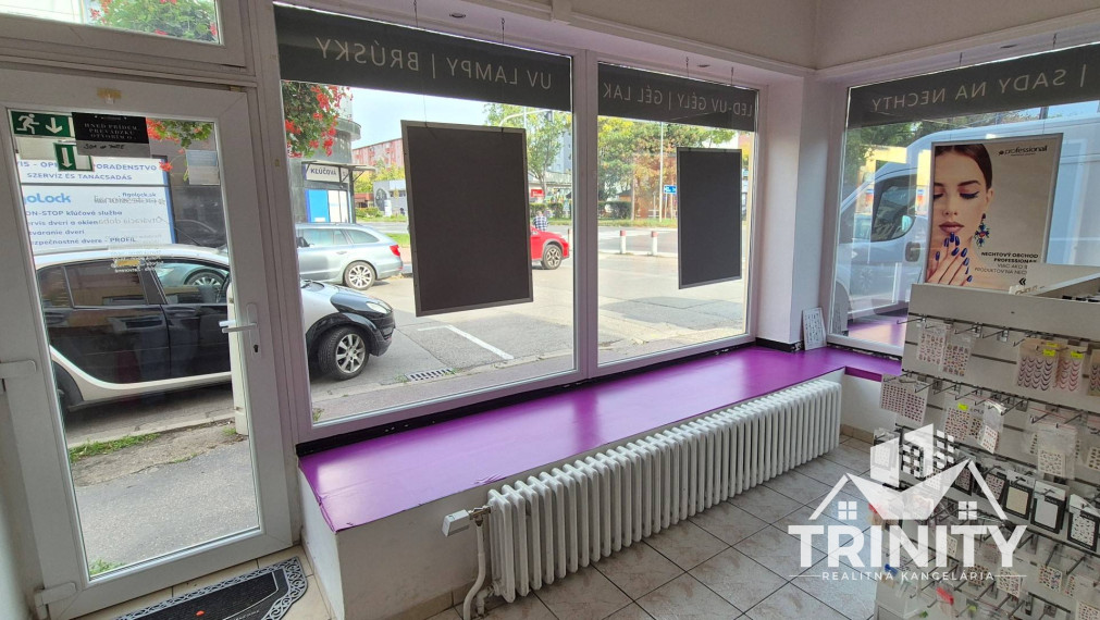 Na prenájom obchodný priestor v Nových Zámkoch