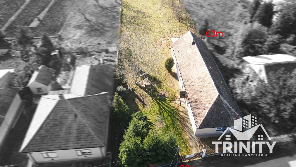 EXKLUZÍVNE-Na predaj 3-izbový rodinný dom v obci Semerovo, 3D virtuálna prehliadka