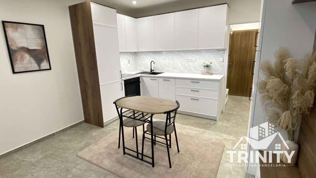 Na prenájom moderne zrekonštruovaný 1-izbový byt s balkónom v Nových Zámkoch