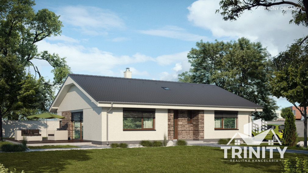 Na predaj novostavba 4-izbového rodinného domu s garážou a terasou v Nových Zámkoch