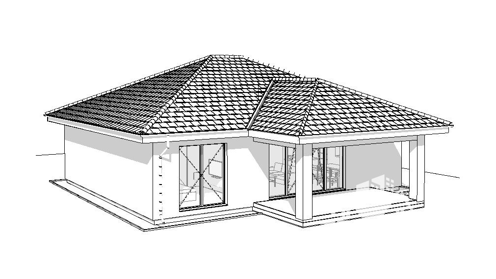Na predaj novostavba 4-izbového rodinného domu s terasou v obci Andovce