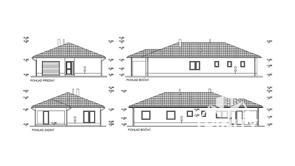 Na predaj novostavba 4-izbového rodinného domu s terasou a garážou v Nových Zámkoch