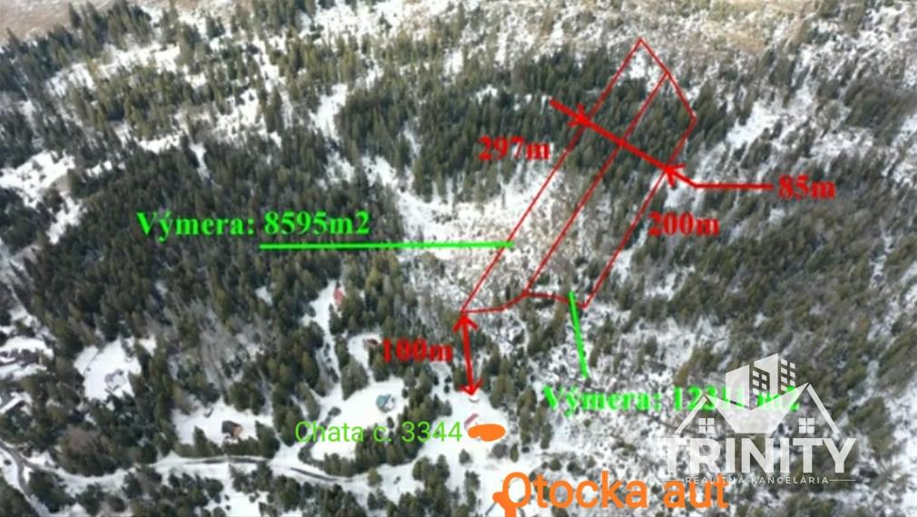 Na predaj investičný stavebný pozemok - Tatranská Štrba - Lieskovec