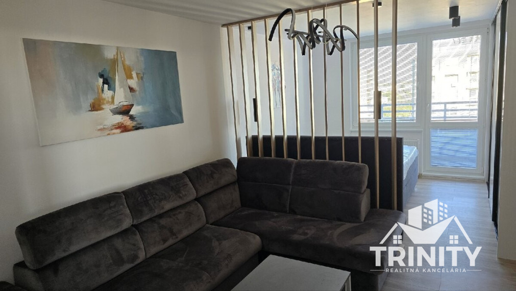 Na prenájom kompletne zariadený 1-izbový byt s dvoma loggiami v meste Nové Zámky