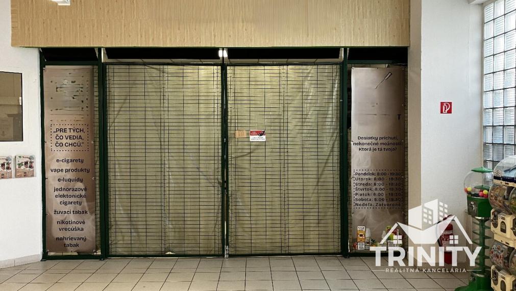 Na prenájom obchodný priestor v Nových Zámkoch