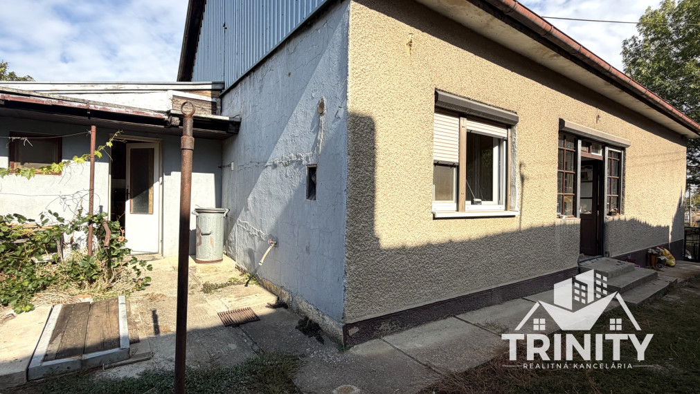 Na predaj 3-izbový rodinný dom v obci Tvrdošovce