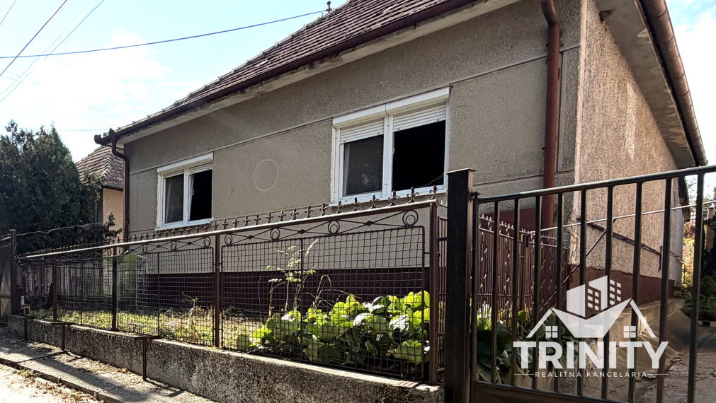 Na predaj 3-izbový rodinný dom v obci Tvrdošovce