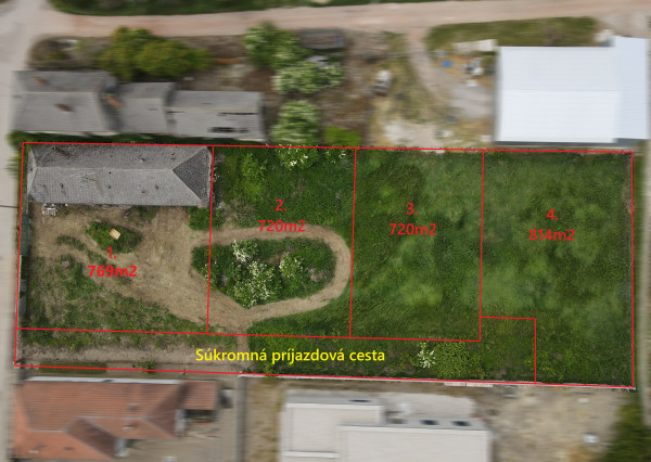 IBA U NÁS - Na predaj stavebné pozemky v obci Komoča