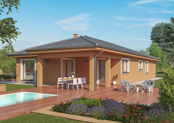 Na predaj novostavba 4-izbového rodinného domu s terasou a garážou v Nových Zámkoch